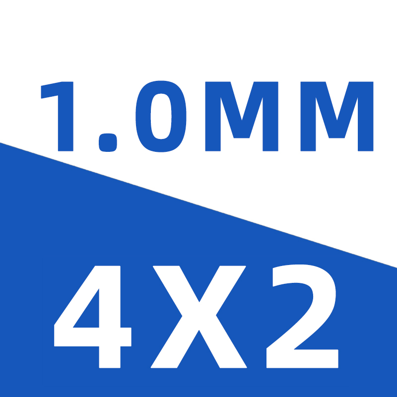 1,0 mm 4x2