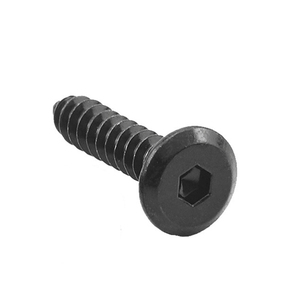 M2 M2.3 M2.6 M3 M3.5 M4 M5 M6 M8 M10 Vis autotaraudeuse à tête plate biseautée en acier inoxydable à revêtement noir - Product Image 1