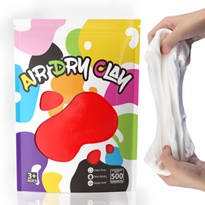 ดินปั้นแห้ง 500 กรัม สำหรับเด็ก 45 สี ขายตรงจากโรงงาน ปลอดสารพิษ ปลอดภัยสำหรับการเล่น งานฝีมือทำเอง - Product Image 1