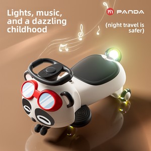 Auto Giocattolo in Plastica per Bambini <span class=keywords><strong>Panda</strong></span>, Scooter Antiribaltamento con Musica per Bambini e Bambine da 1 a 6 Anni - Product Image 1