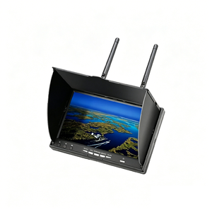 Moniteur FPV Kimpok <span class=keywords><strong>5</strong></span> pouces 5802D avec récepteur Diversity <span class=keywords><strong>5</strong></span>,8 GHz, batterie lithium intégrée et DVR pour télécommande de drone FPV - Product Image 1