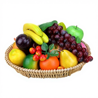 Fanhua Huijin FZPMSG Simulatie Fruitmodel Groente Rekwisieten Bubbelmateriaal Appel Banaan Snoer Druif Citroen Decoratie Fotografie
