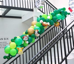 <strong>Jungle</strong> Safari <strong>Theme</strong> <strong>Party</strong> Supplies 144 PCS Balloon Garland Kit Favors for Kids Boys Birthday Baby Shower Decoration - Product Image 3