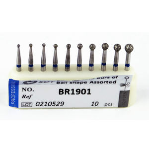 Juego de fresas de diamante redondo FG Juego de fresas de molienda dental de alta velocidad - Product Image 1