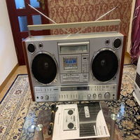 Radiocasetera Plc Rx-7200 Totalmente Funcional, Nueva, con Correas Nuevas, FM/AM, Cassette, Años 80, con Garantía