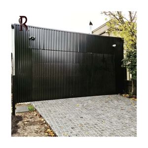 Rising OEM China Factory Venta directa North American Double Steel Sectional Industrial Two Car Garage Gate y puertas peatonales - Product Image 4