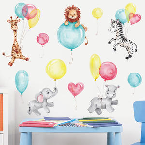 Pegatinas de Animales Personalizadas, Lindas Pegatinas de Pared de Dibujos Animados para Habitaciones Infantiles, Dormitorios, Decoración del Hogar, Vinilos Autoadhesivos Decorativos - Product Image 3