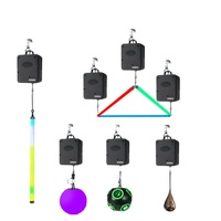 Nouveau Système de Lumière Cinétique LED Hengyu Sans Fil DMX 512 RGBW pour Scène, Effet Ballon de Football, Idéal pour Fêtes, Discothèques et Clubs (Modèle 2025)