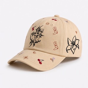 Wholesale Custom Logo <b>Flat</b> Embroidered 6 Panel Baseball Cap Cotton Twill Dad <b>Hat</b> Gorras <b>Hat</b> Manufacturer - Product Image 1