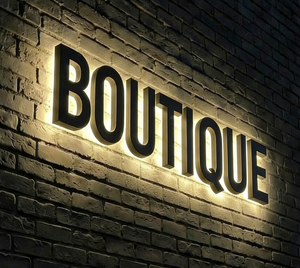 <span class=keywords><strong>Lettres</strong></span> personnalisées sur mesure, enseignes en métal 3D, logo extérieur, enseignes lumineuses rétroéclairées, enseignes LED illuminées, panneaux pour entreprises - Product Image 3