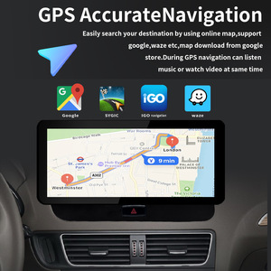 Radio Android compatible avec Audi Q5 2009-2017 avec CarPlay, processeur octa-core, grand écran de 12,3 pouces, garantie d'un an, support de tableau de bord AD-Q5L - Product Image 2
