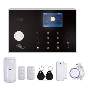 Gran oferta inalámbrica WiFi GSM 2G/4G sistema de alarma antirrobo para el hogar sistema de alarma de seguridad GSM inalámbrico Tuya para el hogar - Product Image 1
