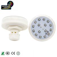 Produit certifié par E14 SMD 60mm IP65 préprogrammé d'ampoule de la grande roue LED de fonctionnement automatique de 3W RVB