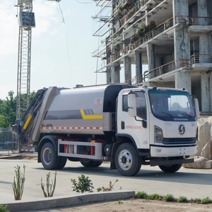 Camión compactador de <span class=keywords><strong>basura</strong></span> SHACMAN 12CBM Estación de compresión de <span class=keywords><strong>basura</strong></span> móvil Camión compactador de <span class=keywords><strong>basura</strong></span> de alta calidad - Product Image 1