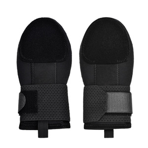 Baseball <b>Sliding</b> Gloves With Pe Plate Protection One Size Black Durable Palm Guard For Outdoor Sports - Product Image 3