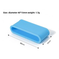 Anneau de poignée extensible en silicone personnalisé pour raquette de pickleball, bande de finition pour raquettes de tennis et de badminton (overgrip) - Vente en gros