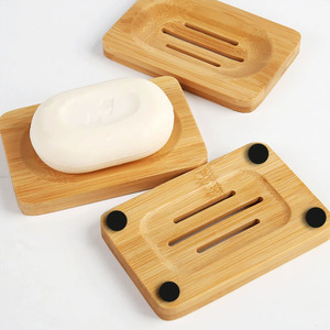 Supports à savon <span class=keywords><strong>en</strong></span> bois de <span class=keywords><strong>bambou</strong></span> pour savon de <span class=keywords><strong>vaisselle</strong></span> et pastilles de douche - Product Image 3
