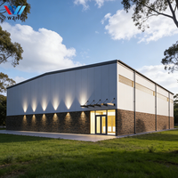 Atelier à structure métallique lourde de grande hauteur pour zones industrielles urbaines avec conception multi-niveaux et support de projet professionnel