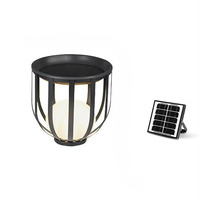 Lampadaire solaire OEM ODM étanche à LED pour plantes et fleurs, support de jardin, patio, pelouse, décoration paysagère, éclairage solaire extérieur