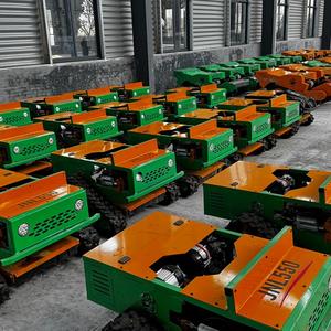 Cortacésped a control remoto con orugas, híbrido gasolina-eléctrico, aprobado por ISO para terrenos inclinados, de grado industrial para corte de césped DIY - Product Image 4