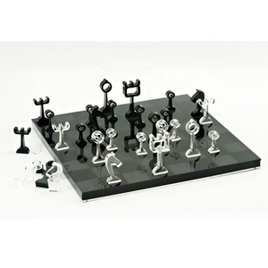 Pièces <span class=keywords><strong>d</strong></span>'échecs <span class=keywords><strong>en</strong></span> <span class=keywords><strong>verre</strong></span> acrylique avec plateau, <span class=keywords><strong>jeu</strong></span> <span class=keywords><strong>d</strong></span>'échecs <span class=keywords><strong>en</strong></span> lucite fait à la main, pièces <span class=keywords><strong>d</strong></span>'échecs uniques, <span class=keywords><strong>jeu</strong></span> de société - Product Image 2