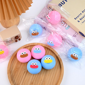 Nouveau jouet souple à presser en forme de dessin animé, boule à gros yeux et bouche de saucisse, jouet anti-stress amusant, cadeaux mignons pour adultes et enfants, vente en gros - Product Image 1