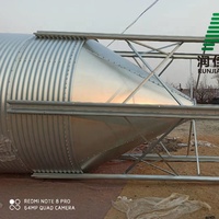 Silo de stockage de 10 tonnes à vendre avec système de pesage pour élevage de poulets et de porcs
