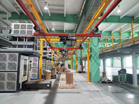 Grue légère KBK pour entrepôt et atelier Grues à suspension à poutre unique KBK avec conception de système modulaire