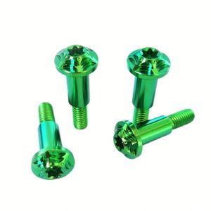 Vis à six pans creux en alliage de titane, finition bleue brûlée, boulon Allen hexagonal en titane Gr5 pour modification de moto, vélo et automobile - Product Image 1