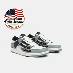 รองเท้าวิ่งแบบผูกเชือก สไตล์สปอร์ต แฟชั่นทันสมัย หนัง PU ตาข่าย ระบายอากาศได้ดี พื้นยางกันลื่น สไตล์เรโทรลำลอง - Product Image 5