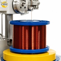 Kostengünstig 0,3-2,0mm 155 ° C Emaillierter Kupferspulendraht für HVAC-Geräte Kompressormotor-Wicklungsproduktion