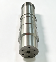 Eje de Engranaje Largo de Alta Resistencia, Mecanizado Personalizado |   Eje de Transmisión de Gran Tamaño, Fabricación CNC para Molinos de Bolas y Equipos de Minería