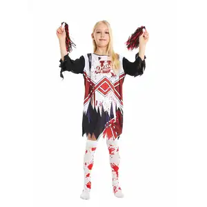 Robe d'Halloween pour Enfants Costumes Zombie Cosplay Vêtements Costume Fantaisie Fête de Noël