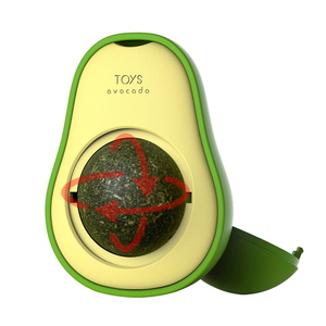 Bơ tự nhiên <span class=keywords><strong>catnip</strong></span> bóng ăn được liếm quả bóng Snack khỏe mạnh bơm lại Pet Bạc hà đồ chơi cho mèo - Product Image 4