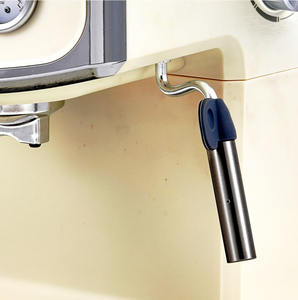 Machine à expresso électrique intelligente 20 bars, beige, semi-automatique, fonction de chauffe rapide, plastique pour hôtel - Product Image 4