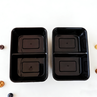 Conteneur alimentaire compartimenté 500ml 650ml 750ml 1000ml