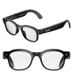 Lunettes Intelligentes MICROWEAR WAi3 avec Reconnaissance Visuelle IA, Appel Vidéo 1080P, Commande Vocale, Chargement Type-C, Monture en Plastique et Titane - Product Image 4