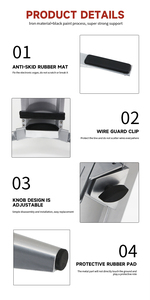 Mạnh mẽ, ổn định và bền ba tầng có thể điều chỉnh chiều cao bàn phím đứng, Chất lượng cao nhạc cụ phụ kiện - Product Image 3