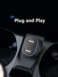 Chargeur de voiture super discret avec dispositif de suivi GPS, port de charge pour PC et téléphone, chargeur de voiture USB double pour véhicule - Product Image 3