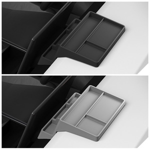 Boîte de rangement en silicone pour tableau de bord Tesla Cybertruck 2024-2026, support multifonction derrière l'écran pour mouchoirs, etc. - Product Image 5