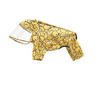 Imperméable pour chien imprimé petit canard jaune avec indice d'étanchéité 10000 PA