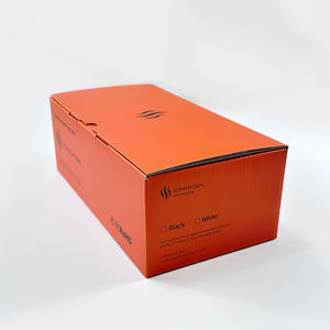 กล่องกระดาษลูกฟูกคราฟท์คุณภาพสูงแบบกำหนดเอง พร้อมลายนูน ดีไซน์นำกลับมาใช้ใหม่ได้ โลโก้สีตามสั่ง พับได้ สำหรับบรรจุภัณฑ์ - Product Image 4