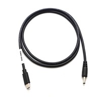 Cable de Alimentación de Carga Rápida USB Tipo C Macho a DC 4.0*1.7mm en Ángulo Recto, USB3.1 PD 5V/9V/12V/15V/20V 3A, PVC, de Fábrica OEM