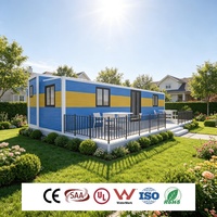 Casa Prefabricada Plegable Tipo Villa de 30 pies/40 pies, Casa Modular Móvil Expandible, Oficina, Hotel, Contenedor Prefabricado para Restaurante