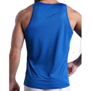 Camiseta sin mangas de gimnasio con logotipo personalizado para hombre, chaleco transpirable sin mangas, ropa deportiva, entrenamiento informal, correr, camisetas atléticas, proveedor de BD - Product Image 3