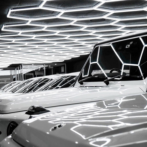 Meilleures ventes, <span class=keywords><strong>éclairage</strong></span> hexagonal à grille hexagonale pour <span class=keywords><strong>garage</strong></span> d'<span class=keywords><strong>atelier</strong></span> à haute luminosité - Product Image 5