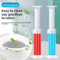 Gel désodorisant et nettoyant WC pour salle de bain, élimination des odeurs et des taches, désodorisation et détartrage parfumé