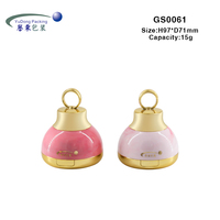 Boîte de sachet de poudre vide en forme de cloche, thème de noël, compacte avec coussin bb, étui de fond de teint, nouvelle collection