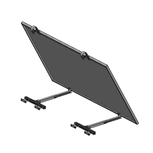 Support de montage pour balcon Gresolar Easy Install, trépied en aluminium, kit de montage solaire réglable pour panneaux photovoltaïques de jardin et de balcon - Product Image 2