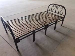 Iron <b>Bed</b> Wholesale <b>Foldable</b> Single <b>Bed</b> <b>Frame</b> Bedroom Furniture <b>Foldable</b> <b>Beds</b> for Adults - Product Image 6